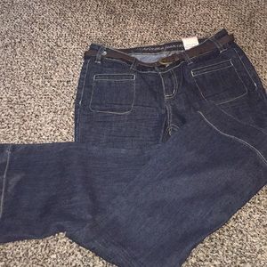 Skinny Flare Adjustable Waist Jeans